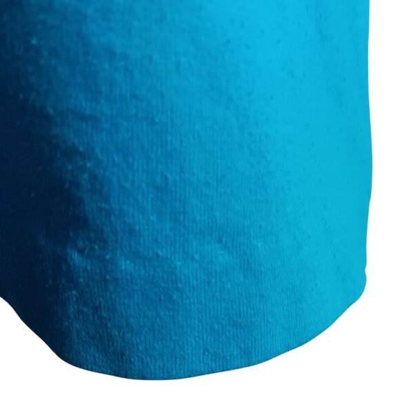 XL Vintage Mens T-shirt Single Stitch Nebraska Centennial Blue Hanes 1990's USA - Picture 4 of 8